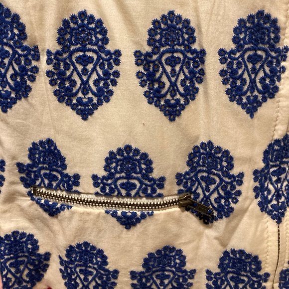 J. Crew Filigree Embroidered Jacket (Size 0) - Picture 5 of 6